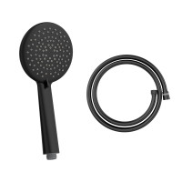 Shower Set - Τηλέφωνο 3 θέσεων και σπιράλ τηλεφώνου black matt