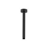 Βραχίονας Ντουζ Οροφής Στρόγγυλος – 17 cm Black matt