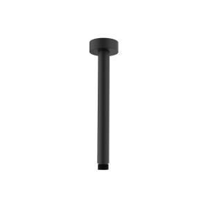 Βραχίονας Ντουζ Οροφής Στρόγγυλος – 17 cm Black matt
