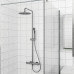 Orabella Marea Gun metal light - Στήλη ντουζ με στρόγγυλη κεφαλή Φ250