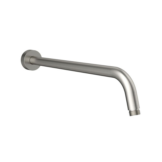 Βραχίονας Ντουζ Στρόγγυλος 40 cm - Brushed Nickel