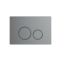 S line - Πλακέτα για εντοιχ. καζανάκι Gun metal light