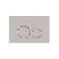 S line - Πλακέτα για εντοιχ. καζανάκι Brushed nickel