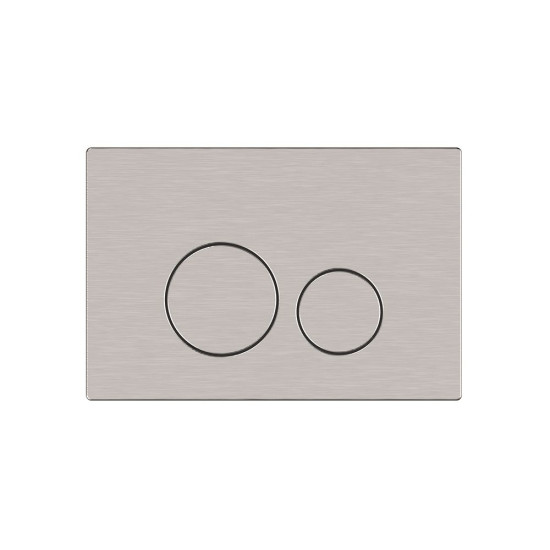 S line - Πλακέτα για εντοιχ. καζανάκι Brushed nickel