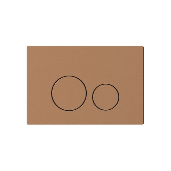 S line - Πλακέτα για εντοιχ. καζανάκι Brushed rose gold