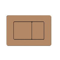D line - Πλακέτα για εντοιχ. καζανάκι Brushed rose gold