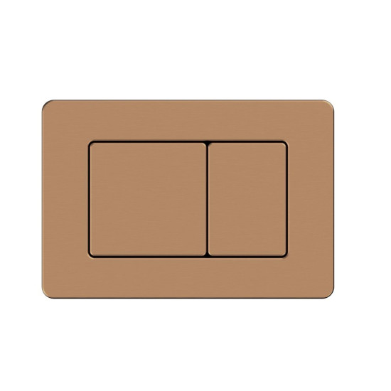 D line - Πλακέτα για εντοιχ. καζανάκι Brushed rose gold