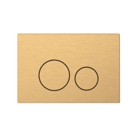 S line - Πλακέτα για εντοιχ. καζανάκι Brushed gold