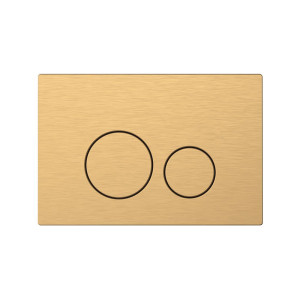 S line - Πλακέτα για εντοιχ. καζανάκι Brushed gold