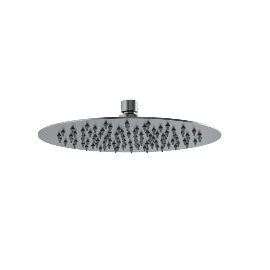 Κεφαλή Ντουζ Στρόγγυλη Φ250 Gun metal light