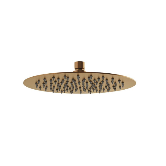 Κεφαλή Ντουζ Στρόγγυλη Φ250 Brushed rose gold