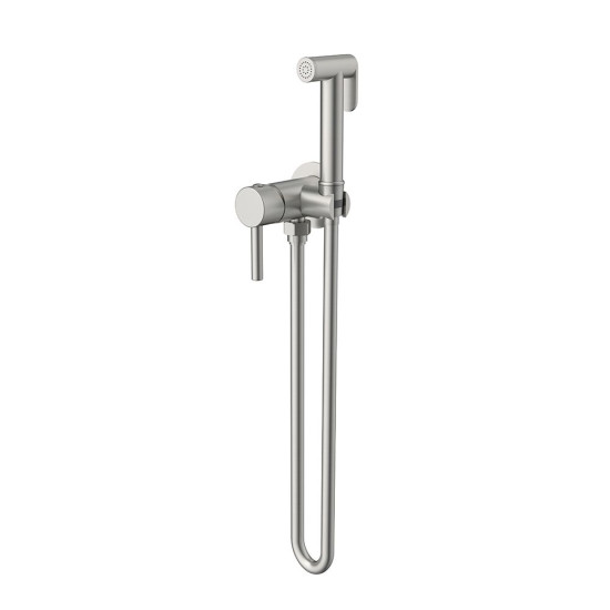 Orabella Diana Set Brushed nickel - Σετ σύστημα Μπιντέ με ορειχάλκινο ντουζ