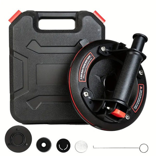 PEXCRAFT Βεντούζα συγκράτησης 200kg Φ200 με βαλιτσάκι 1266