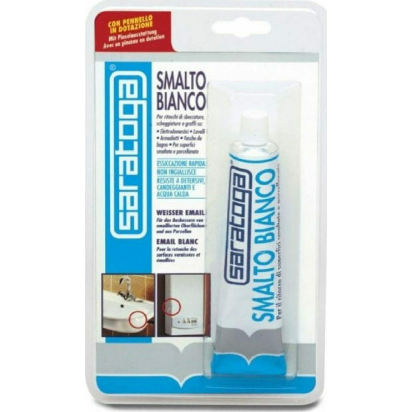 SARATOGA Σμάλτο Smalto Bianco λευκό 45gr