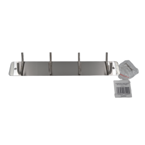 SIDIRELA Κρεμάστρα τοίχου 4 θέσεων inox 270 X 70 E-3409 