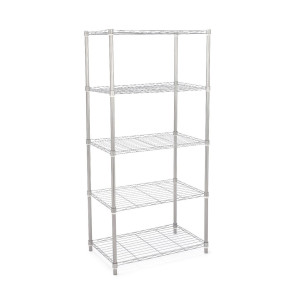 SIDIRELA Μεταλλική παπουτσοθήκη με 5 ράφια ''HOME'' 58Χ35Χ157cm Ε-4036