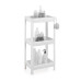 SIDIRELA Ραφιέρα bianco με 3 ορόφους 35.5Χ23Χ70cm Ε-3808
