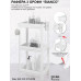 SIDIRELA Ραφιέρα bianco με 3 ορόφους 35.5Χ23Χ70cm Ε-3808