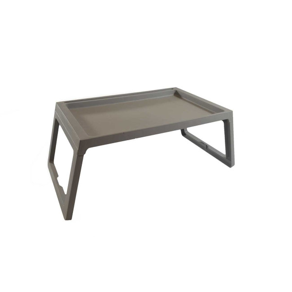 SIDIRELA Τραπεζάκι πτυσσόμενο laptop γκρι 68X35X26cm Ε-2539