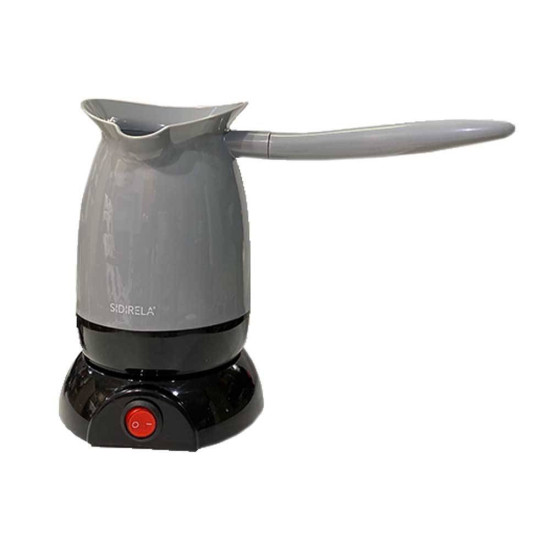 SIDIRELA Ηλεκτρικό μπρίκι 800W χωρητικότητας 500ml γκρι Ε-1189
