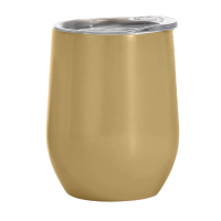 SIDIRELA Ποτήρι θερμός κο΄ύπα μπεζ-καφέ 340ml E-4279BR