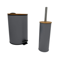 SIDIRELA Σετ πεντάλ και πιγκάλ γκρι 7lt forest Ε-3721gr