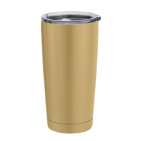 SIDIRELA Ποτήρι θερμός ανοξείδωτο μπεζ-καφέ TOWER 600ml Ε-4263BR