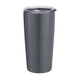 SIDIRELA Ποτήρι θερμός ανοξείδωτο γκρι TOWER 600ml Ε-4263GY