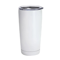 SIDIRELA Ποτήρι θερμός ανοξείδωτο λευκό TOWER 600ml Ε-4263WH