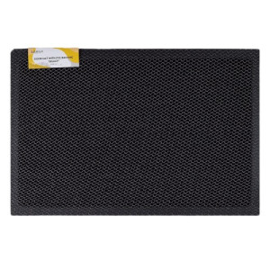 SIDIRELA Ποδόμακτρο select μπρονζέ μαύρο γυαλιστερό 45X75cm Ε-2282