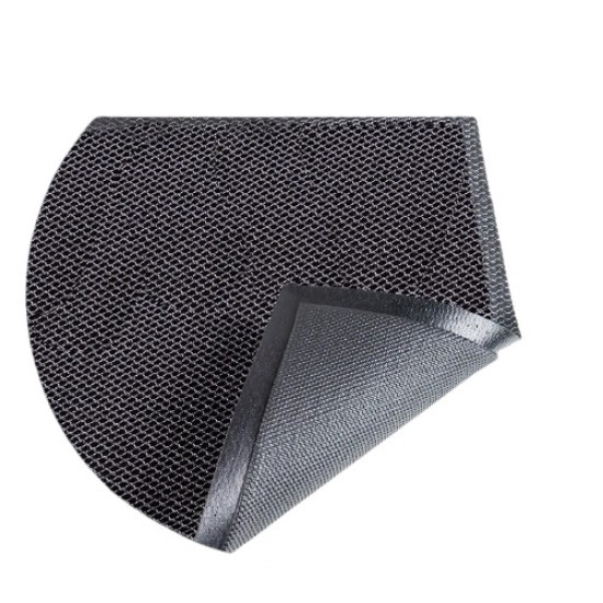 SIDIRELA Ποδόμακτρο select μπρονζέ μαύρο γυαλιστερό 45X75cm Ε-2282