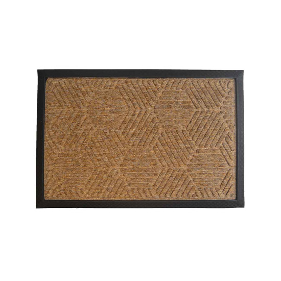 SIDIRELA Ποδόμακτρο εξάγωνο καφέ 40Χ60cm Ε-4111