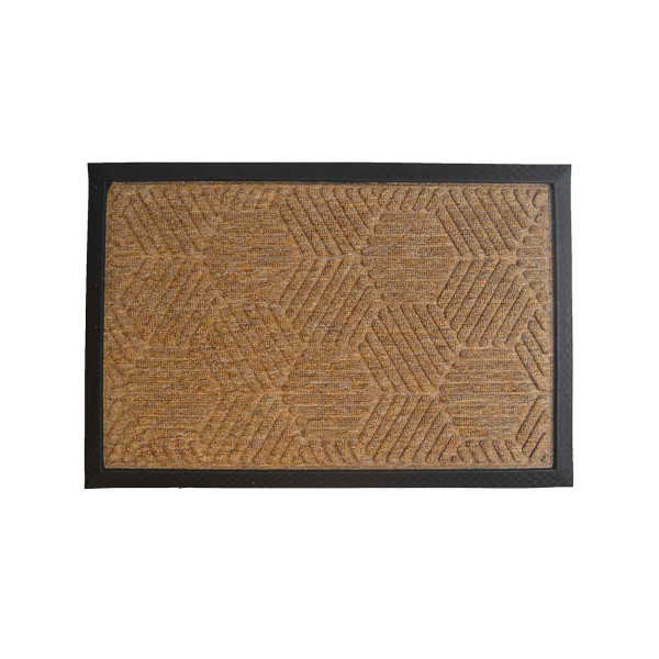 SIDIRELA Ποδόμακτρο εξάγωνο καφέ 40Χ60cm Ε-4111