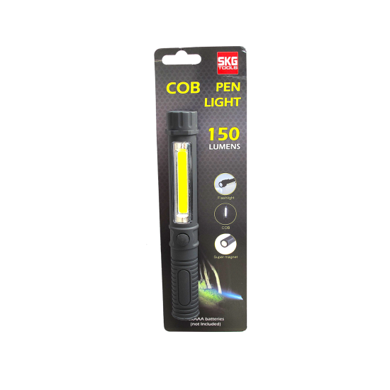 SKG TOOLS Φακός τσέπης 2 θέσεων με μαγνήτη 80/150 lumens