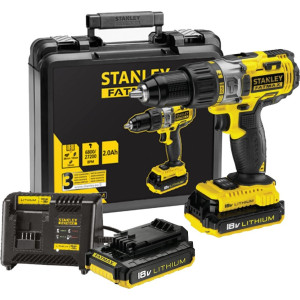STANLEY Δραπανοκατσάβιδο μπατ.FMC625D2-QW 18V 2AH Με δώρο ηχείο Stanley Bluetooth