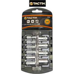 TACTIX Σετ καρυδάκια 1/4'' 10 τεμαχίων 365103