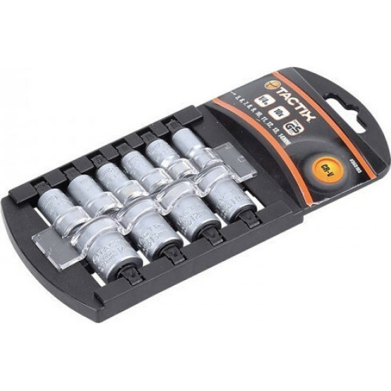 TACTIX Σετ καρυδάκια 1/4'' 10 τεμαχίων 365103