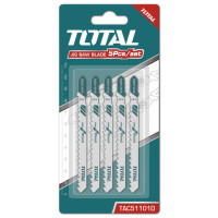 TOTAL Λάμες σέγας ξύλου 5 τεμάχια 100mm TAC51101D