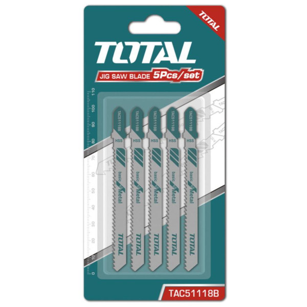 TOTAL Λάμες σέγας μετάλλου 5 τεμάχια 75mm TAC51118B