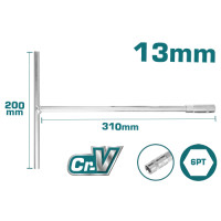 TOTAL Επαγγελματικό ταφ ίσιο 13mm THTSW1306