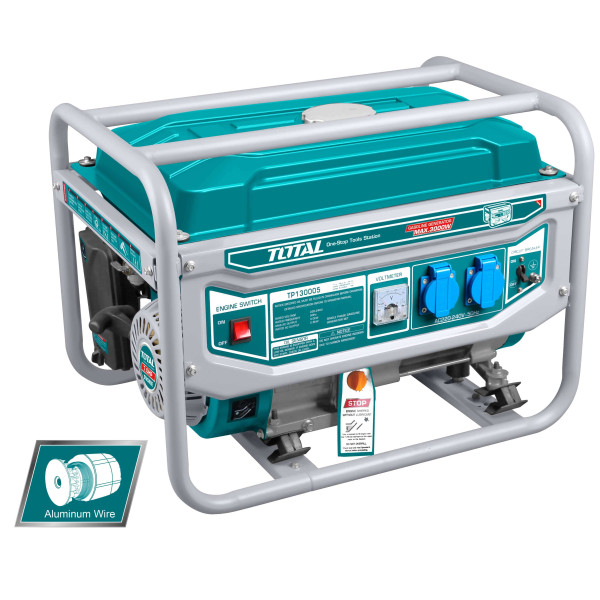TOTAL Ηλεκτρογεννήτρια βενζίνης 2800W TP130005