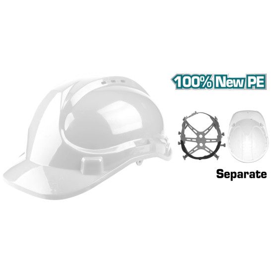TOTAL Κράνος προστασίας άσπρο TSP2609