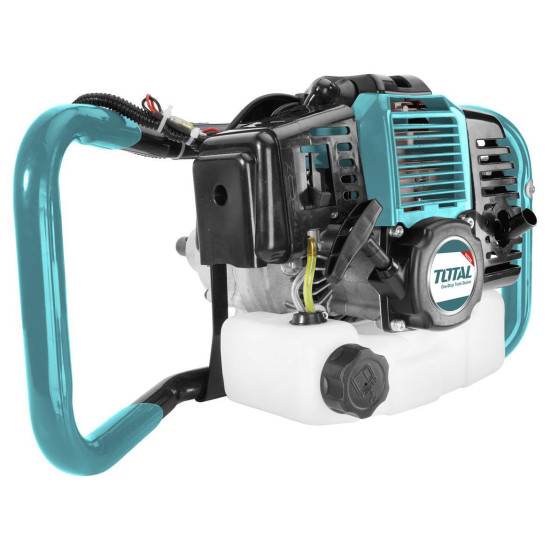 TOTAL Γεωτρύπανο - τριβέλα βενζίνης 52cc 1 χειριστή TEA55221