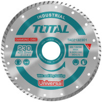 TOTAL Διαμαντόδισκος universal turbo 230X22.2mm TAC2132301
