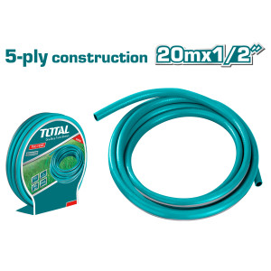 TOTAL Λάστιχο ποτίσματος 5 στρώσεων 1/2" - 20m THPH201255