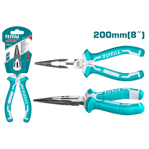 TOTAL Πλατυτσίμπιδο ίσιο 200mm THT220806