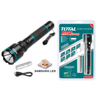 TOTAL Φακός led επαναφορτιζόμενος λιθίου TCFL186503