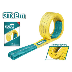 TOTAL Σαμπανί ιμάντας ανύψωσης 3Τ / 2m / 90mm THTWS0302