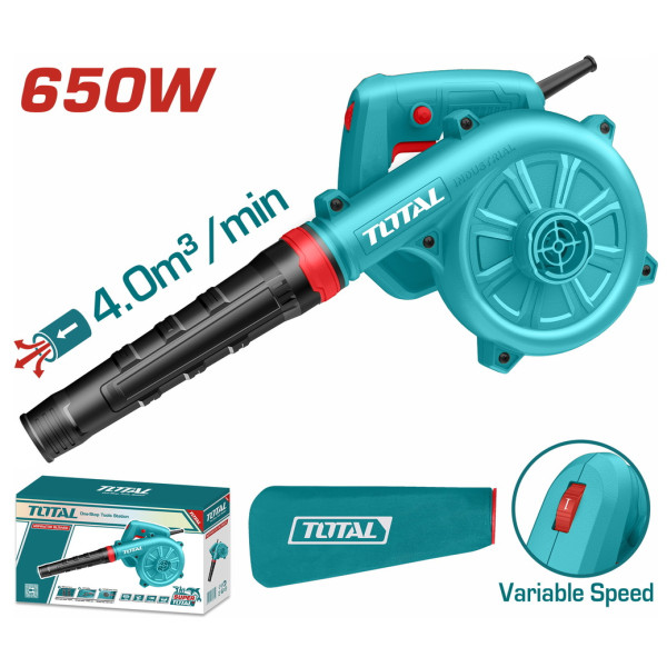 TOTAL Επαγγελματικός ηλεκτρικός φυσητ΄΄ηρας 650W TB6036