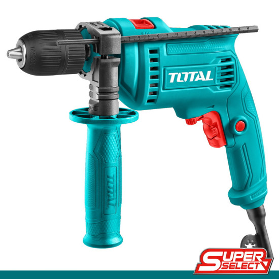 TOTAL Δράπανος κρουστικός ηλεκτρονικός 680W TG1061356-2